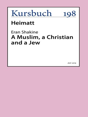 cover image of A Muslim, a Christian and a Jew